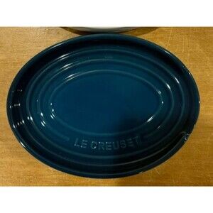 Le Creuset Stoneware Oval Spoon Rest Nuit Blue NEW